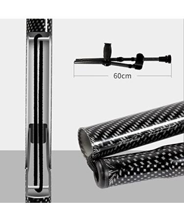 Folding Forearm Crutch Black Portable Hand Cane Walking Stick Adjustable Spring Shock-Absorbing Crutches for Seniors Disabled Lucky Star - Buy Online on GoSupps.com