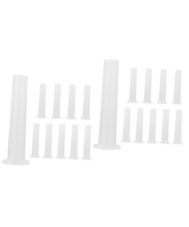 JECOMPRIS 20 Bushy head Dust protection cover Accessories Plastic cleaner parts women protection plastic cleaner PP cap