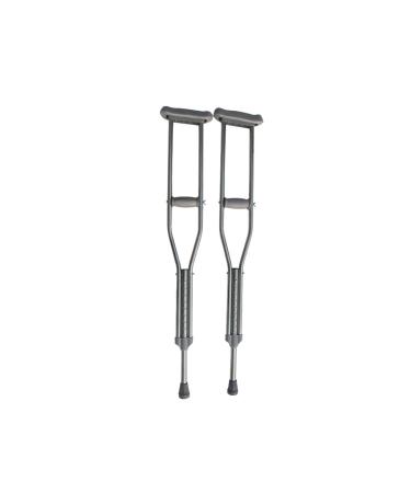 Stainless Steel Underarm Crutches Walking Aids for The Disabled and Elderly (Size : 106-118cm) Smooth Sailing