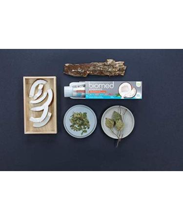 BIOMED Super White Fluoride-Free Coconut Oil Toothpaste - 99% Natural Ingredients Value Pack 100g x 2 - International Shipping Available - Buy Online on GoSupps.com