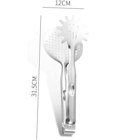 Beaupretty Multifunctional Steel Grill Tongs - 1 Piece Household Cooking Utensil for Steak Sieve & Food Draining - Buy Online on GoSupps.com