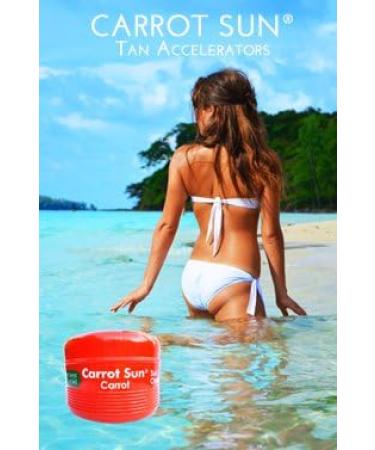 Carrot Sun Tan Accelerator with Carrot Oil Henna & L-Tyrosine for a GOLDEN tan-FAST! 350ml - Buy Online on GoSupps.com