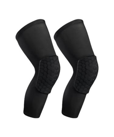 Focket Knee Brace - Breathable Knee Stabilizer for Lacrosse (M) - Black | International Shipping - Buy Online on GoSupps.com