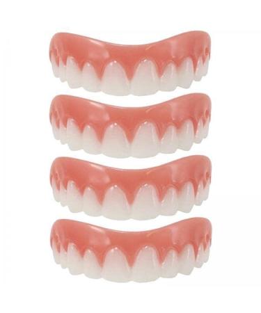 Generic Smiling Braces for Upper False Teeth Veneers Cosmetic Tooth Cover 8 PCS