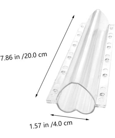 Yardwe 3pcs Vegetable Shaping Mold Pizza Kit Vegetable Forming Mould Fruit Shape Mold Flowerpot Shaped Transparent 20x6.5cm - Buy Online on GoSupps.com