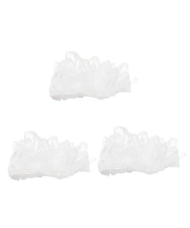 GLEAVI 3pcs High Transparent Crystal Ornament Natural Crystals Natural Crystal Decor Office Accessories Whitex3pcs 4X3X2.5CMx3pcs