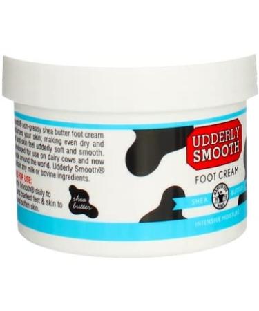 Udderly Smooth Foot Cream with Shea Butter - 8 oz | Best Moisturizer for Dry Feet - Buy Online on GoSupps.com