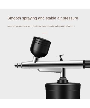 Facesunny Airbrush Kit with Compressor Rechargeable Cordless Non-Clogging High-Pressure AirBrush Set for Nail Art Makeup Painting Easy to Use - Buy Online on GoSupps.com