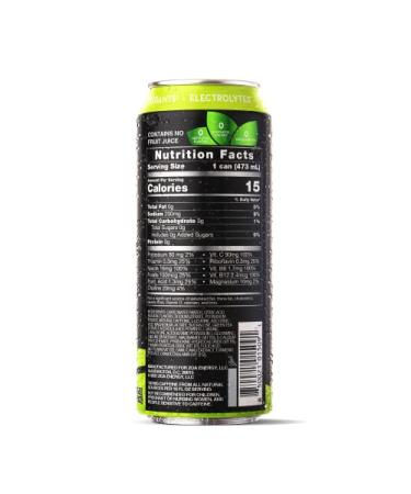 ZOA Zero Sugar Energy Drink - Lemon Lime 12 Pack | 160mg Natural Caffeine, Supports Immunity & Focus - Buy Online on GoSupps.com