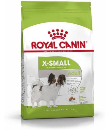 Royal Canin X-Small Adult | Pack of 4 | 4 x 500 g | Dry food for very small adult dogs (up to 4 kg) | to support the intestine skin and urinary tract - Buy Online on GoSupps.com