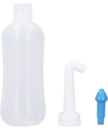 300ml Transparent Portable Nasal Wash Bottle for Home Use - Professional Soothing Stream, Blue Nose Design - Mxzzand - Buy Online on GoSupps.com