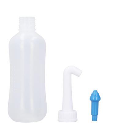 Nose Wash Cleaner 300ml Nasal Bottle Professional Cleaning for Household Adults Children (Blue Nose with Five Holes) Blue Nose with Five Holes Blue Nose with Five Holes