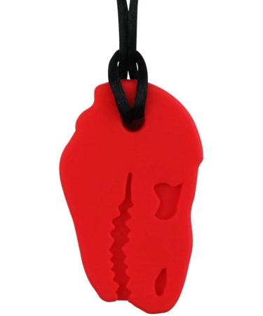 5pcs Sensory Chew Necklace - Food Grade Silicone Dinosaur Chew Toys for Kids & Adults | International Shipping Available - Buy Online on GoSupps.com