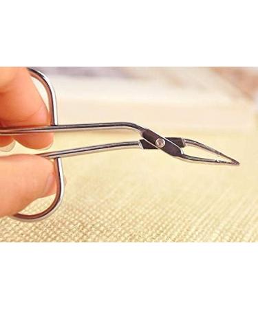 Stainless Steel Eyebrow Scissor & Tweezer Set for Precision Hair Removal - Ideal for Women & Men - Buy Online on GoSupps.com