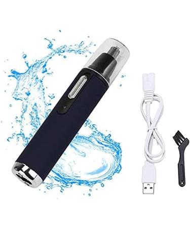 IPX7 Waterproof Electric Ear Nose Hair Trimmer & Eyebrow Shaver for Men & Women - Dual Edge Blade Cleaner - Black - Buy Online on GoSupps.com