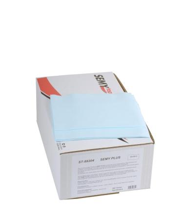 Semy Top Cleaning Cloths - Blue Dispenser Box | 200 Durable 29x38 cm Cloths for Effective Cleaning | International Shipping Available - Buy Online on GoSupps.com