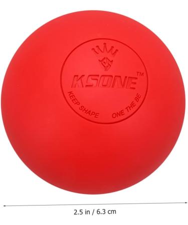Solustrie 2-Pack Arch Massage Lacrosse Balls | Spiky Trigger Point Foam Roller & Back Roller | Yoga & Foot Massage Device | Perfect for Ice Hockey & Body Recovery - Buy Online on GoSupps.com