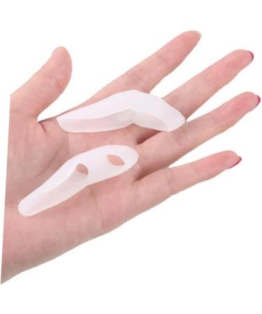 2pcs Silicone Gel Curly Gel Tailors Bunion Toe Spreaders - Bunions & Hammer Toe Separators for Orthotic Straightening and Protection - Men's Isolation - Buy Online on GoSupps.com