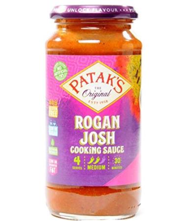 Patak's Pataks Indian Sauces & Pasta (Rogan Josh Curry Sauce 2 x 450g)