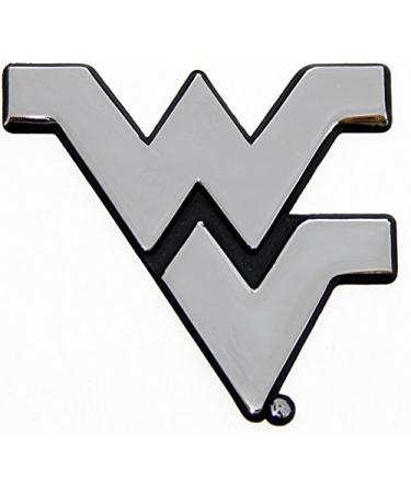 Elektroplate West Virginia University Mountaineers Chrome Plated Premium Metal Emblem Car Truck Motorcycle Logo