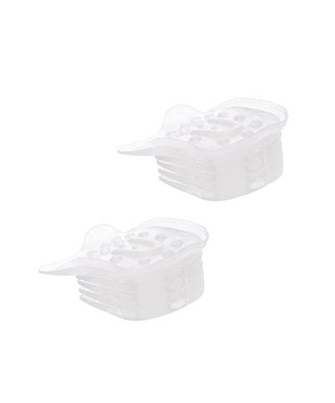 Healifty Silicone Gel Elevator Insole Invisible Heightening Support Pad Heel Lift Flat Insert Shoe Insole Gel Shoe Insole Gel Heel Support Pads Plug-in Booster Pad Detachable