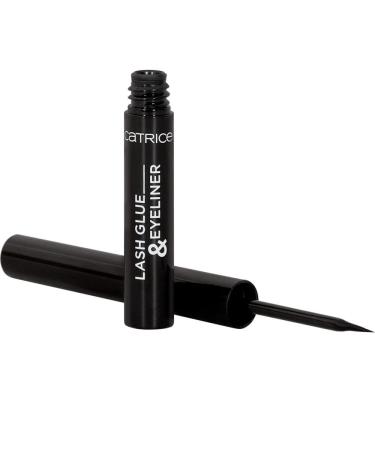 Catrice Lash Glue & Eyeliner Fake Lashes accessories No. 010 Strong Black Black Ultra Schwarz Expresser result quick-drying matt vegan microplasty particles free without perfume (1.7ml)