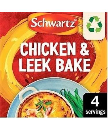 Schwartz Packet Mixes Chicken & Leek Bake (x2) Chicken Casserole (x2) and Chicken Provencal (x2). Also includes 14 Day Healthy Eating Challenge - Buy Online on GoSupps.com