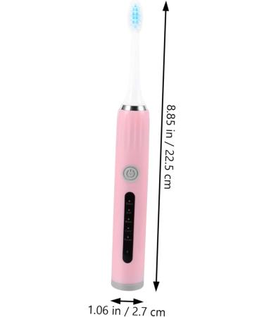 Minkissy Adult Electric Toothbrush Set - 2 Pink Soft Bristle Toothbrushes for Adults & Kids - USB Rechargeable Practical & Comfortable for Everyday Use - Buy Online on GoSupps.com