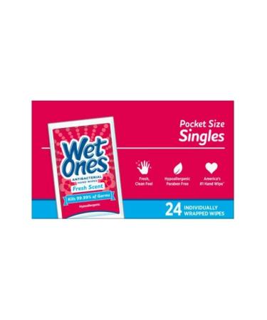 Wet Ones Singles: Antibacterial Hand Wipes - Convenient On-the-Go Cleaning Solution - Buy Online on GoSupps.com