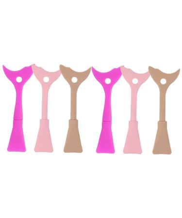 Beavorty 6 Pcs Eyeliner Eyeshadow Baffle Lash Separator Makeup Gadgets Makeup Eyeshadow Eyeliner Assist Tool Lash Mascara Guard Applying Lashes Shield Mascara Tools for Eyelash Mold 15x3.2cmx2pcs Assorted Colorx2pcs