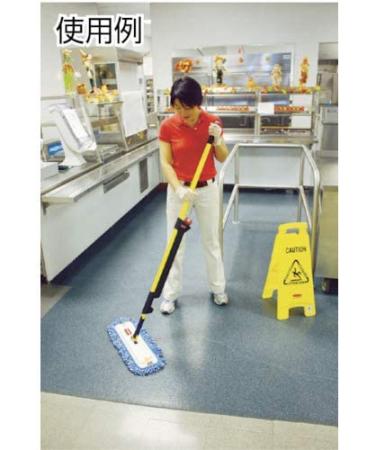 Rubbermaid Commercial 18 Inch Blue Microfiber Damp Room Mop Pad - Single Sided Mop Head - Buy Online on GoSupps.com