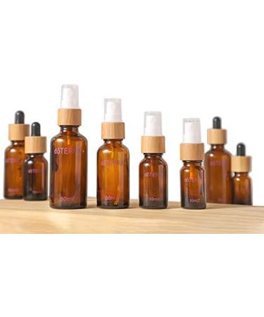 Furnido 5 Pcs Essential Oil Fine Mist Atomizer Tops For 5/10/15/20/30/50/100ml Bottles Replacement Spray Tops with Natural Bamboo Head - Buy Online on GoSupps.com