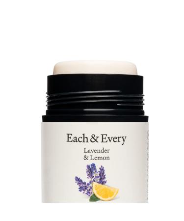 Each & Every Natural Aluminum-Free Deodorant for Sensitive Skin - Lavender & Lemon (2-Pack, 2.5 oz) - Buy Online on GoSupps.com