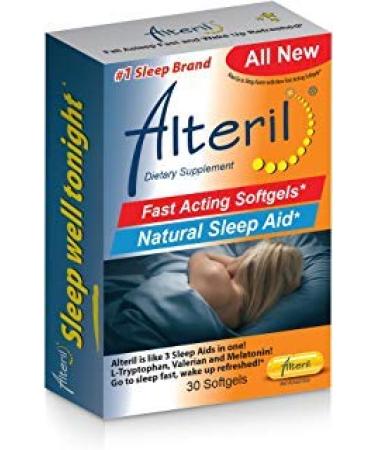 Alteril Natural Sleep Aid Fast Acting Softgels 30ct