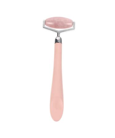 Ipetboom 1pc Jade Roller Facial Rollers Skin Care Roller Eye Massagers Facial Massager Roller Lighters for Men Metal Nail File Scraping Facial Roller Plastic Pink Tool Face