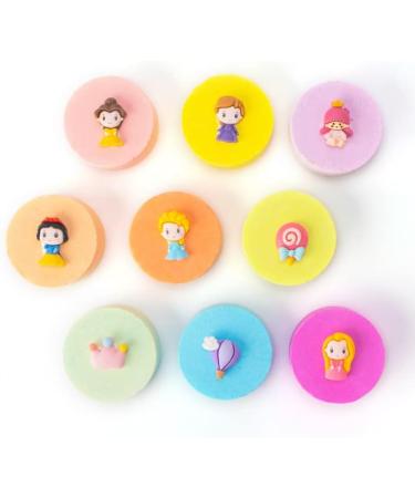 Magical Princess Bath Bombs Set for Kids (9 pcs) with Toys - Organic & Natural Spa Bath Kit for Birthday and Holidays - Buy Online on GoSupps.com