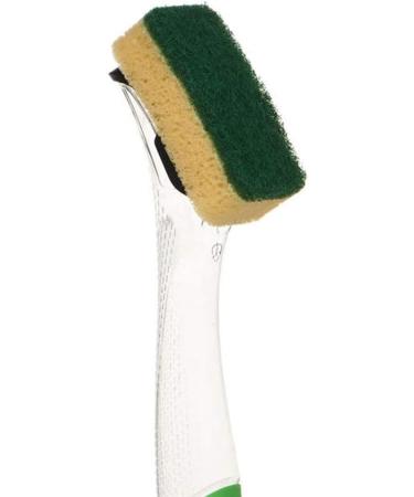Dishmatic Fillable Washing Up Brush and Sponge with 10 Refills - Easy Grip Dish Cleaner for General Purpose Cleaning - Buy Online on GoSupps.com