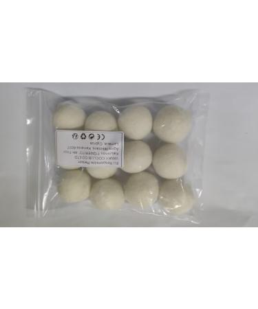 Natural Wool Dryer Balls - 12 Pack | 100% Pure Sheep Wool | Eco-Friendly Tumble Dryer Balls to Shorten Drying Time - Buy Online on GoSupps.com