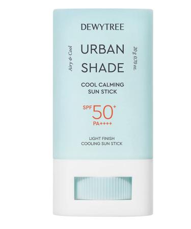 DEWYTREE Urban Shade Cool Calming Sun Stick SPF 50+ Pa++++ 20 g (0.70 oz) | light finish cooling sun stick