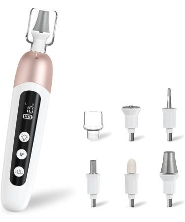 Electric Manicure Pedicure Set Cordless Nail Files Rechargebale Electric Nail Drill Thick Nails Care Tools with 10 Speeds and LCD Display for Home Salon - Buy Online on GoSupps.com
