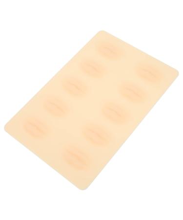 Hamwesh Soft and Elastic Lip Microblading Practice Skin for Beginner Artists Textured Lip Makeup Practice Skin