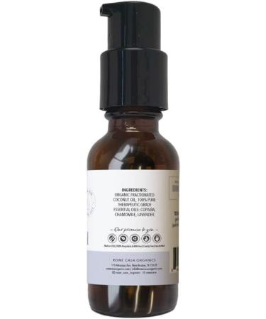 Rowe Casa Organics Baby Teething Oil | Natural Relief for Teething Pain, Mouth Ulcers, and Gums | Chamomile and Copaiba Blend - Buy Online on GoSupps.com