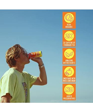Certified Organic Weird Tea - White Peach Oolong Flavor | Functional Iced Tea with 80mg Caffeine | 12 Pack 16oz Cans - Buy Online on GoSupps.com
