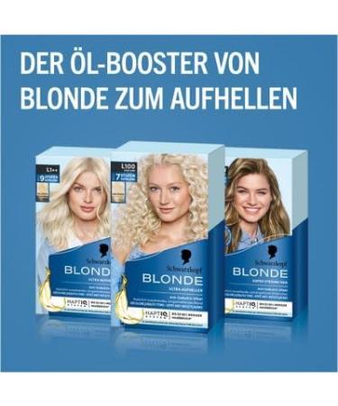  Schwarzkopf Blonde Schwarzkopf Blonde L100 Ice Blonde (175ml) Oil Activated Hair Colour with HaptIQ System & SOS Intensive Cure Total Repair (15ml) Keratin Hair Treatment - Buy Online on GoSupps.com
