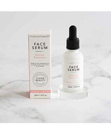 thebeautyworX Retinol Recovery Face Serum to Help Reduce Age Spots & Fine Lines 30ml - Buy Online on GoSupps.com