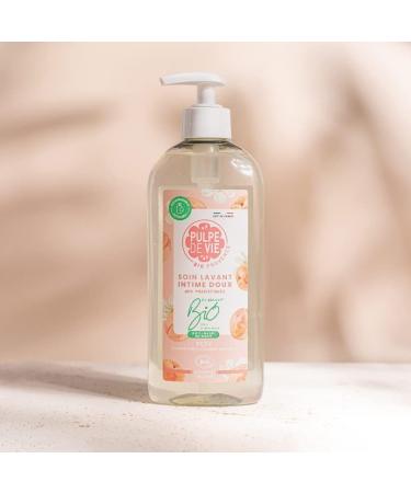 Pulpe de Vie - Certified Organic Nude XL Intimate Cleansing Care 400ml - Anti-waste! Apricot - PH Neutral - Protective Prebio - Buy Online on GoSupps.com