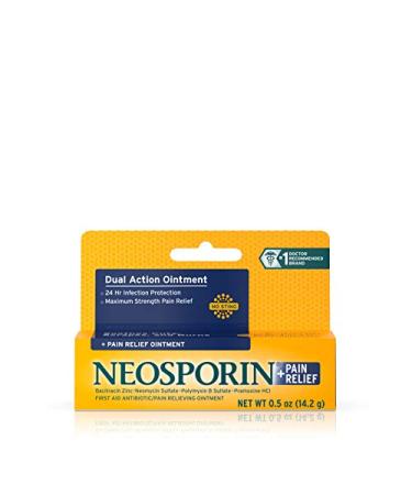 Neosporin Dual Action + Pain Relief Ointment 0.5 oz (14.2 g)