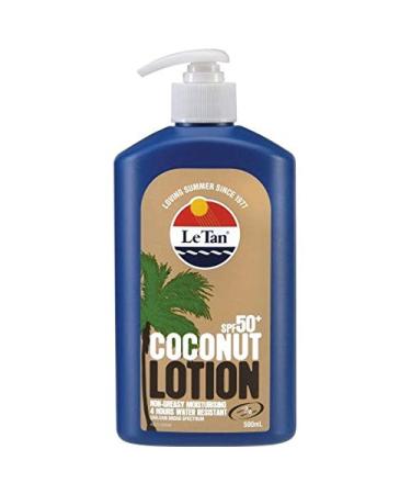 Le Tan SPF 50+ Coconut Sunscreen Lotion 500ml