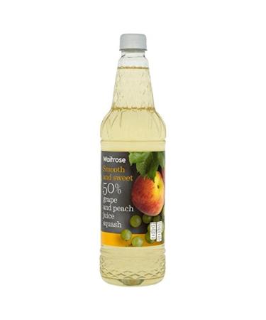 Grape & Peach High Juice Waitrose 1L