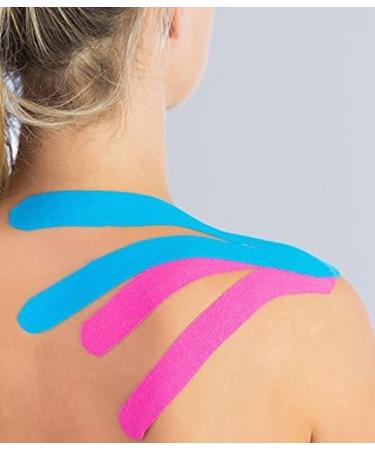 Kinesiology Tape Pro 2 Rolls - Athletic Waterproof Muscle Support Tape for Athletes - 2 x 16.4ft - Beige - Buy Online on GoSupps.com